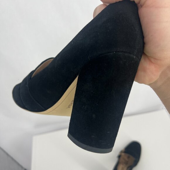 Sam Edelman Black Heels with Gold Accent - Picture 11 of 11